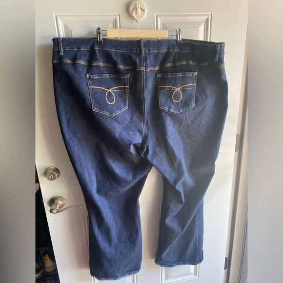 est 1946 Denim - Eat 1946 Denim Jeans Size 32W Bootcut Dark Denim Classic Stretch Americana